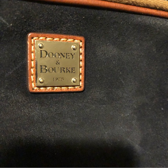 Dooney & Bourke Suede Crossbody Hunter BLACK - Picture 13 of 16